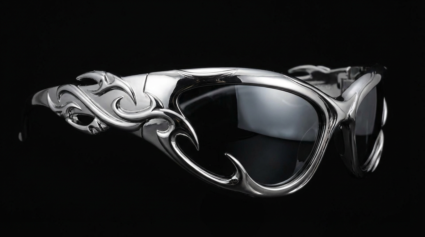 image_of_sunglasses_inspired_by_y2k_chrome_and_tribal_designs__product_shot__clawed_intricate_frames_3.png
