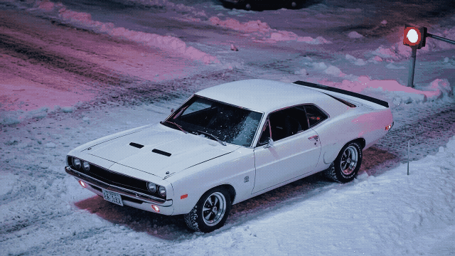 Gemini Omni Flash - camera fluidly pushes into the driver_s side window where the man wearing the gl.gif